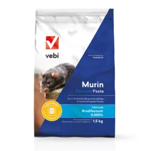 Vebi MURIN FACOUM PASTA esca rodenticida pronta all'uso in pasta fresca 1,5 kg